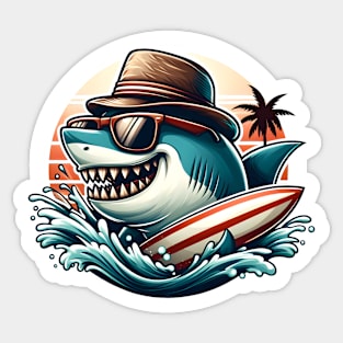 Cool Shark Sticker